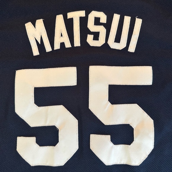 Authentic Majestic New York Yankees Hideki Matsui 55 Jersey Sz 2X Made In USA - Picture 4 of 7